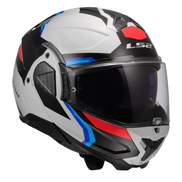LS2 Helm Advant II Triple Wh/bl/rd