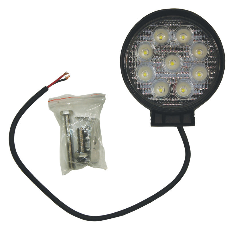 LED WORKLIGHTS 9 LED 27W SPOT OVAL