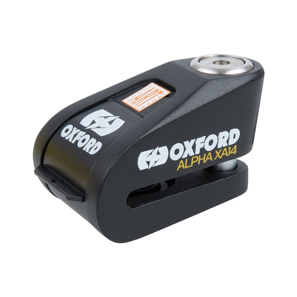 OxfordProducts Disc Lock Alpha XA14 Alarm 14MM Sst/bk