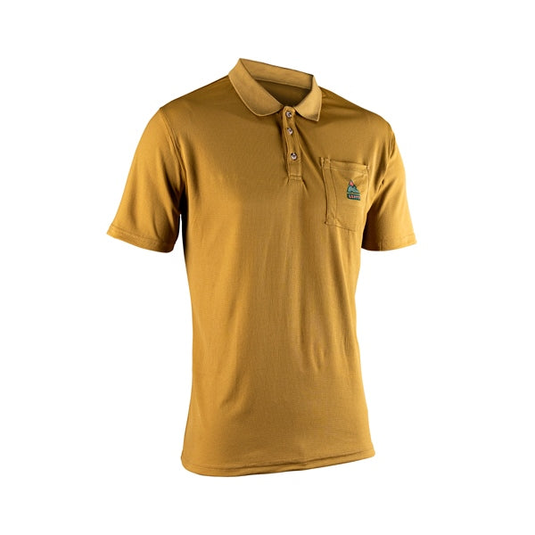 Leatt Shirt Polo Short Team Brass
