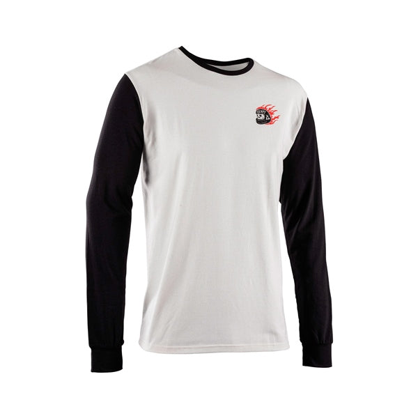 Leatt Shirt Long Core Cream WH