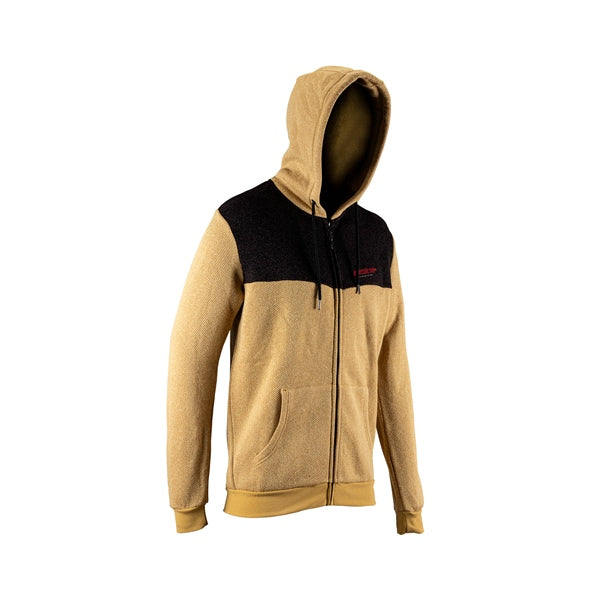 Leatt Hoodie ZIP Tech Brass