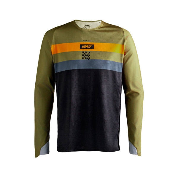 Leatt Jersey Moto 4.5 Endu Stripe Khak BRW
