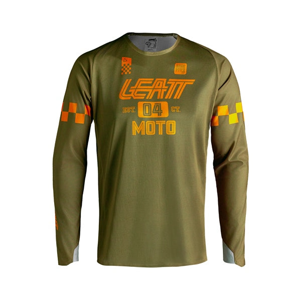 Leatt Jersey Moto 4.5 Endu X-flow Khak BRW