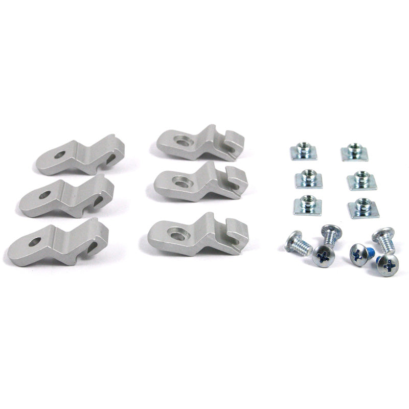 Scott BUCKLE SET FOR 550 MX BOOTS (SILVER/BLACK)