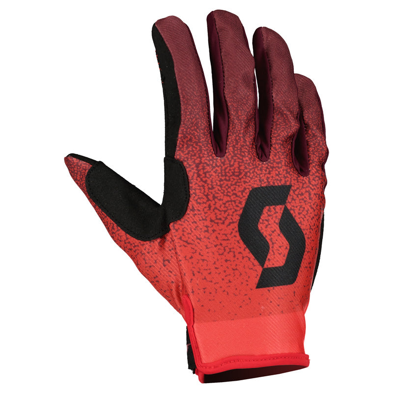 Scott 350 DIRT EVO GLOVES - RED/BLACK
