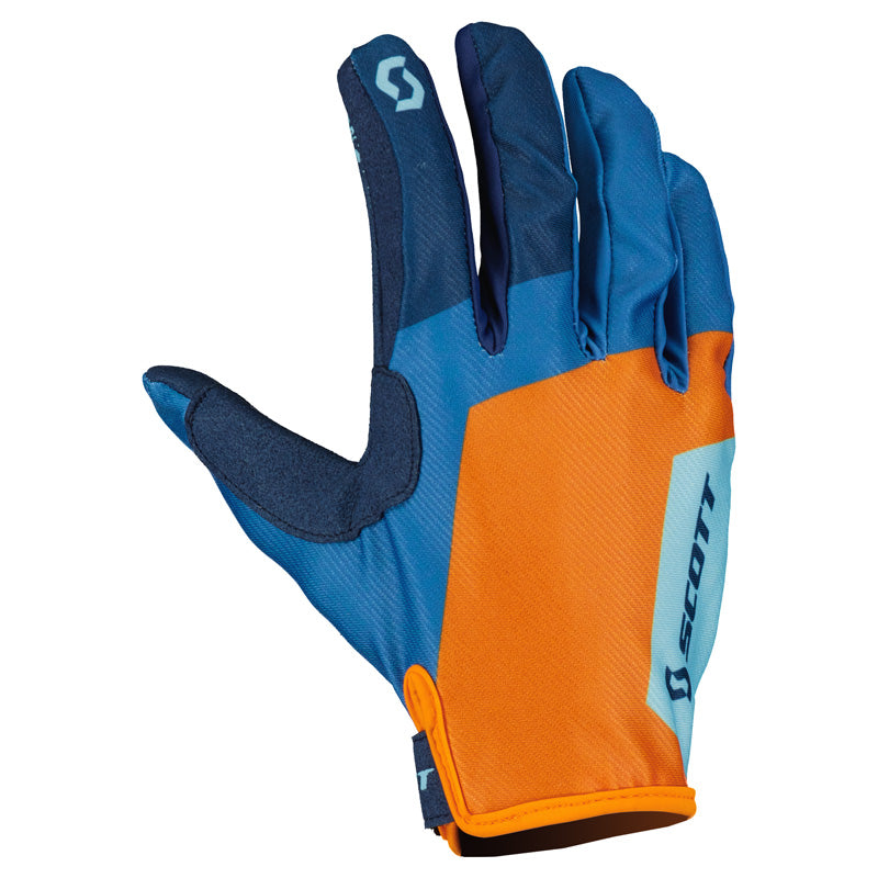Scott 350 RACE EVO GLOVES - BLUE/ORANGE