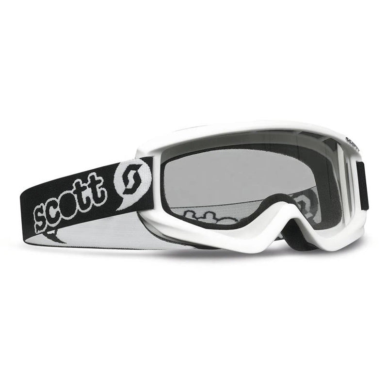 Scott AGENT JUNIOR MX GOGGLES (WHITE - CLEAR)