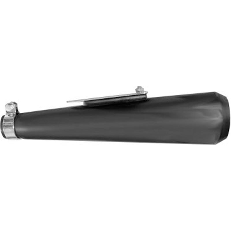 Emgo REVERSE CONE MEGAPHONE MUFFLER MATTE BLACK