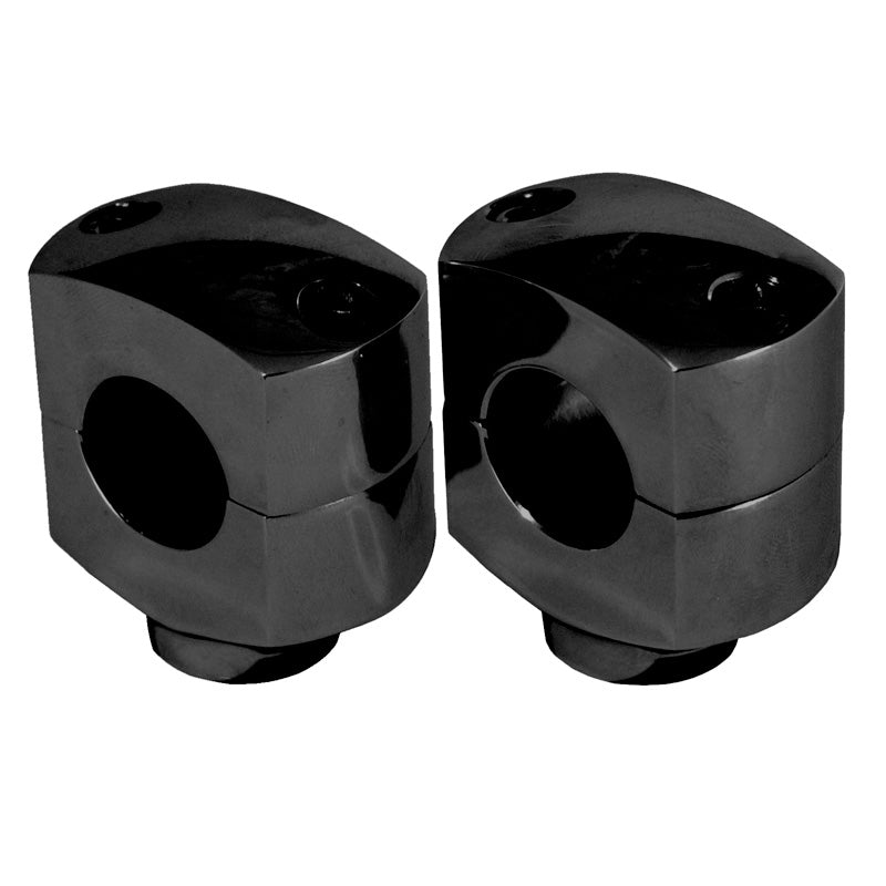 Emgo 1' RISERS FOR 1' BARS BLACK