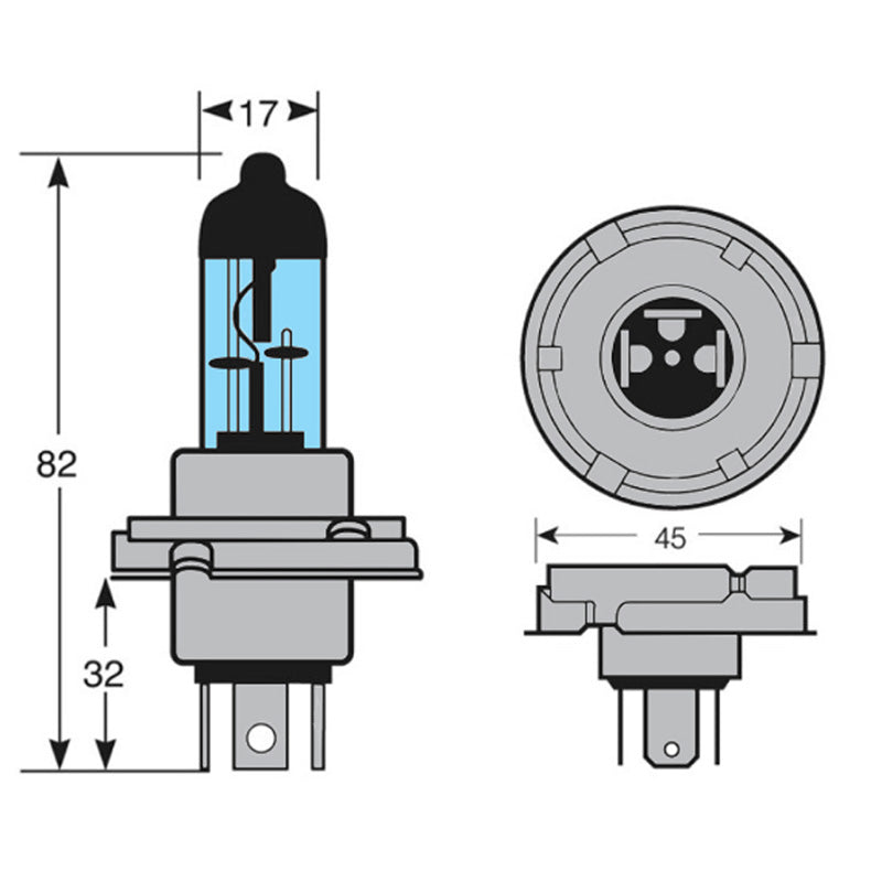 Emgo HALOGEN BULB H4