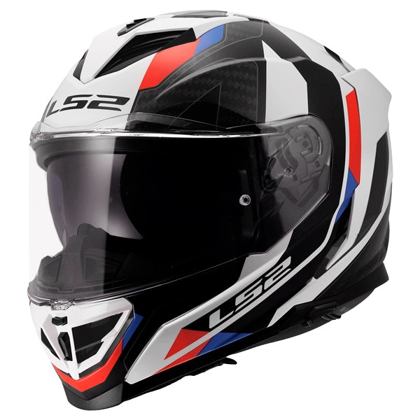 LS2 Helm Storm III Sporty Wh/bl/rd