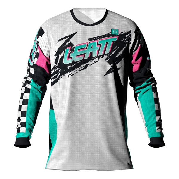 Leatt Jersey Moto 3.5 Retro Teal