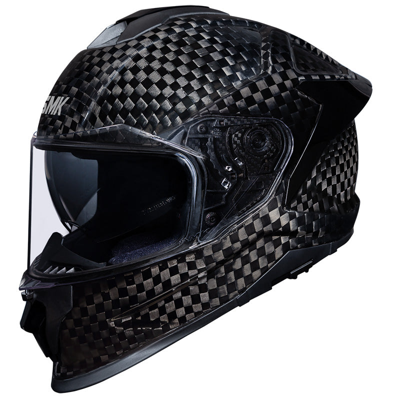 SMK Helmets TITAN CARBON HELMET - Solid Black