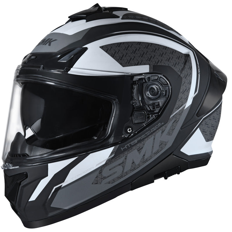 SMK Helmets TYPHOON HELMET - Rd1 Black/White/Grey (Matte)