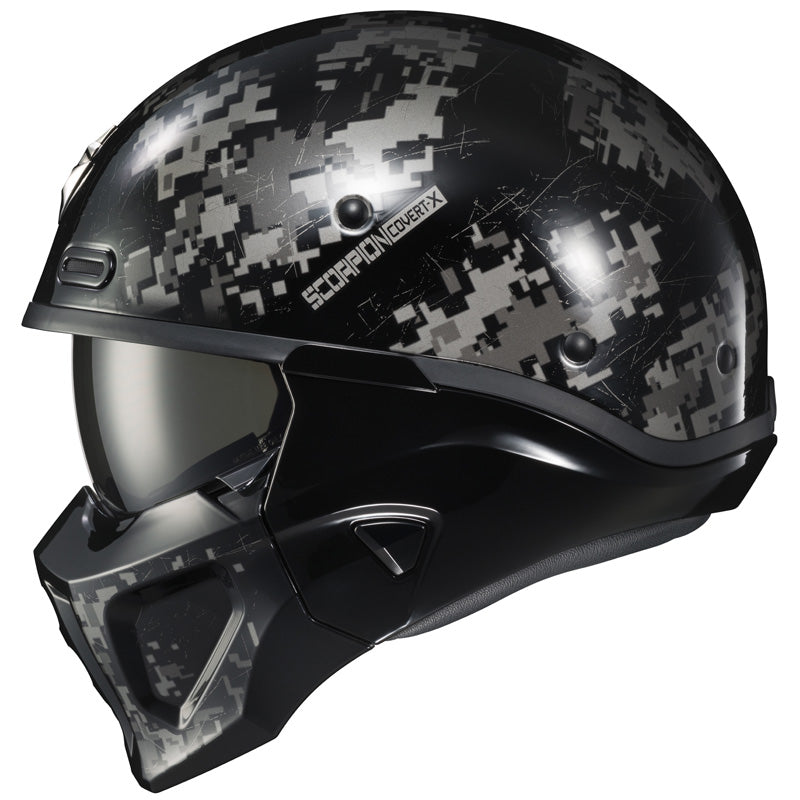Scorpion COVERT X HELMET - DIGICAMO - Glossy Black