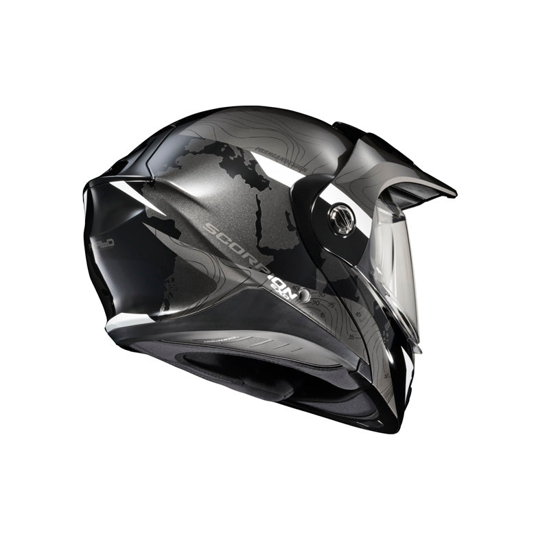 Scorpion EXO-AT960 HELMET - Topographic Black/White