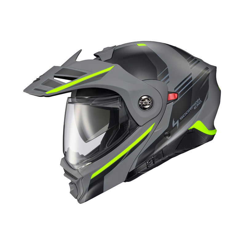 Scorpion EXO-AT960 HELMET - MONK - Grey/Hi-Vis