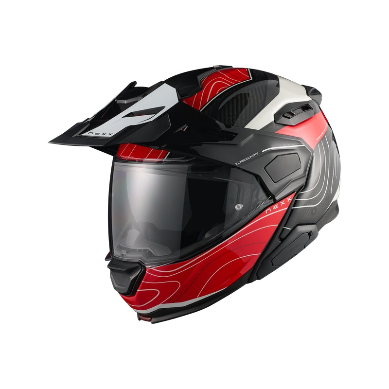 Nexx X.LIFECOUNTRY Evolander Modular Helmet - Red/White