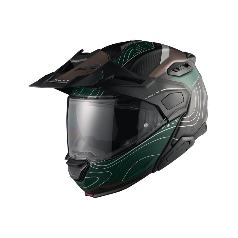 Nexx X.LIFECOUNTRY Evolander Modular Helmet - Green/Copper