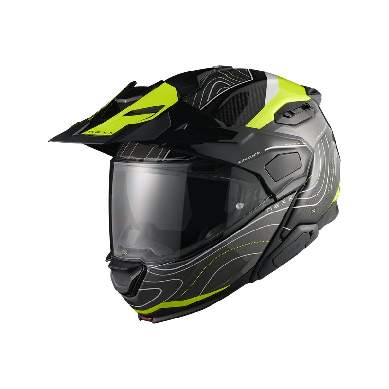 Nexx X.LIFECOUNTRY Evolander Modular Helmet - Grey/Neon