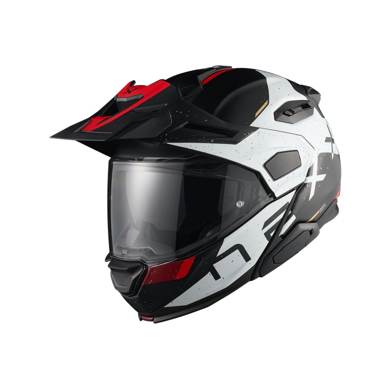 Nexx X.LIFECOUNTRY Galaxy Modular Helmet - White/Red