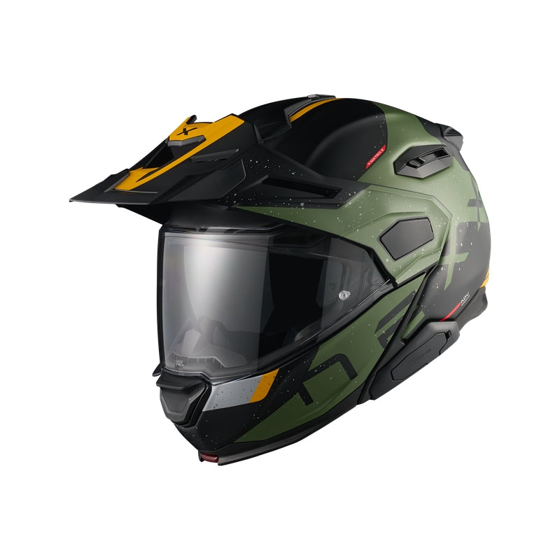 Nexx X.LIFECOUNTRY Galaxy Modular Helmet - Green/Black