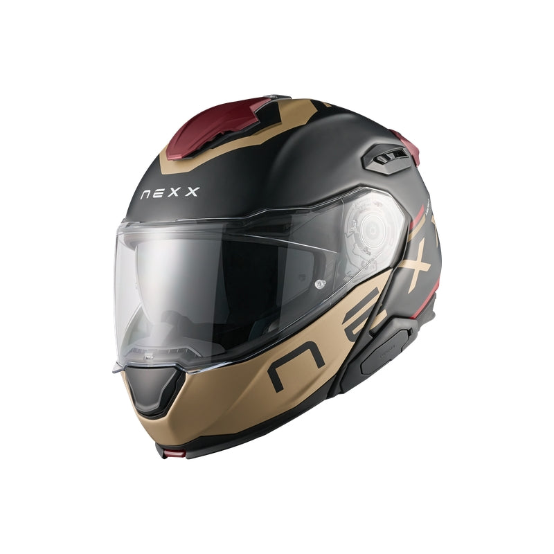 Nexx X.LIFETOUR Strada Modular Helmet - Gold/Red