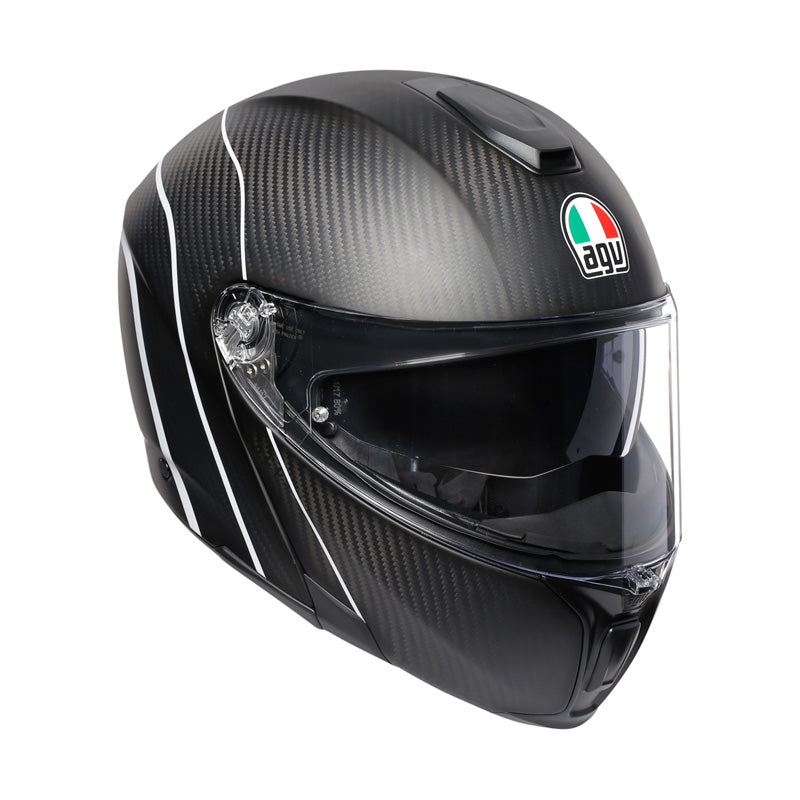 AGV SPORTMODULAR HELMET - REFRACTIVE - Carbon/Silver