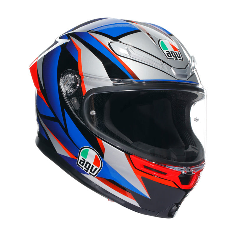 AGV K6 S SLASHCUT BLACK/BLUE/RED