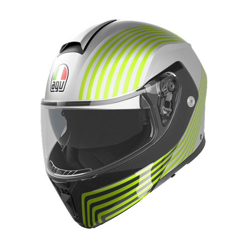 AGV STREETMODULAR ISEO WHITE/BLACK/YELLOW