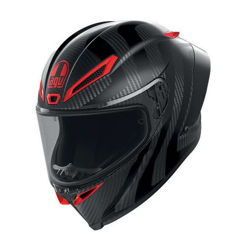 AGV PISTA GP RR HELMET - INTREPIDO - Carbon/Black/Red