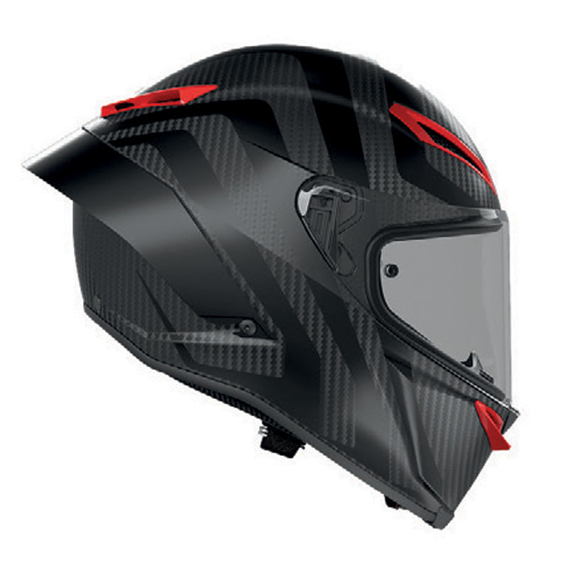 AGV PISTA GP RR HELMET - INTREPIDO - Carbon/Black/Red