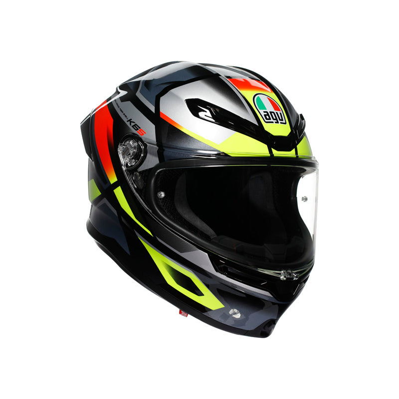 AGV K6 S ERAZER BLACK/RED/YELLOW FLUO (L)