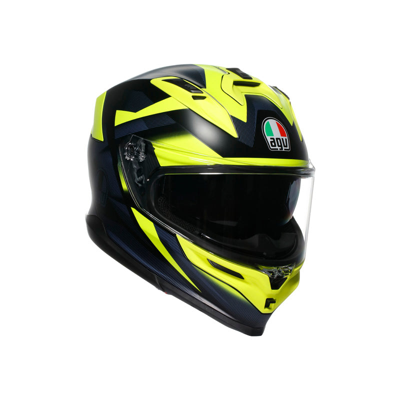 AGV K7 GLIMPSE BLACK/YELLOW FLUO