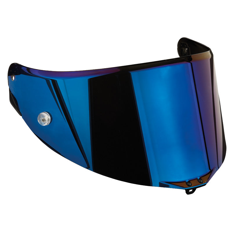 AGV VISOR RACE 3 TEAR-OFF SYSTEM + PINLOCK -SYSTEM IRIDIUM BLUE PISTA/CORSA