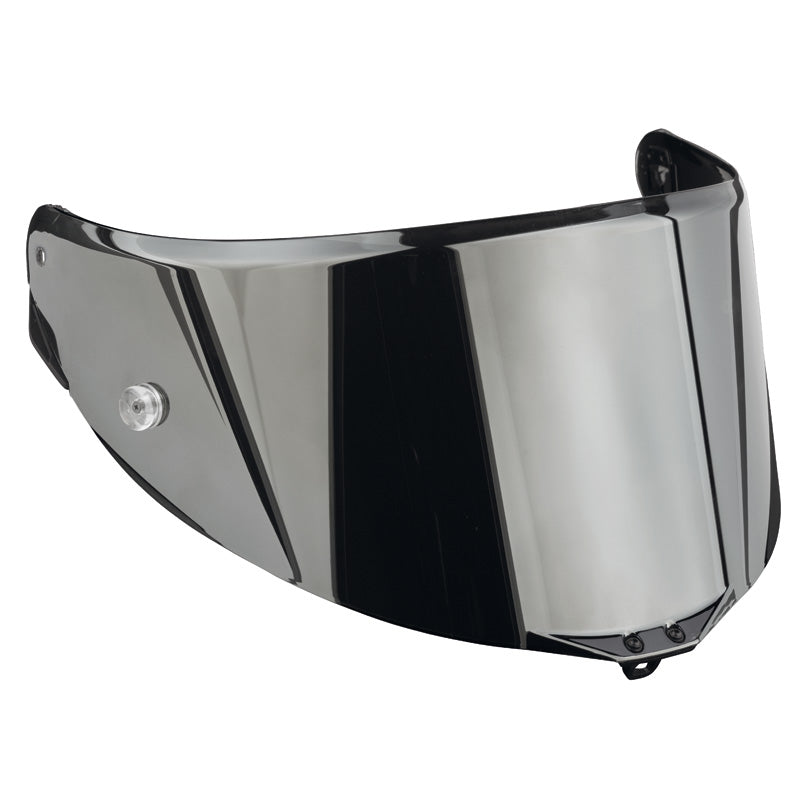 AGV VISOR RACE 3 TEAR-OFF SYSTEM + PINLOCK -SYSTEM IRIDIUM SILVER PISTA/CORSA