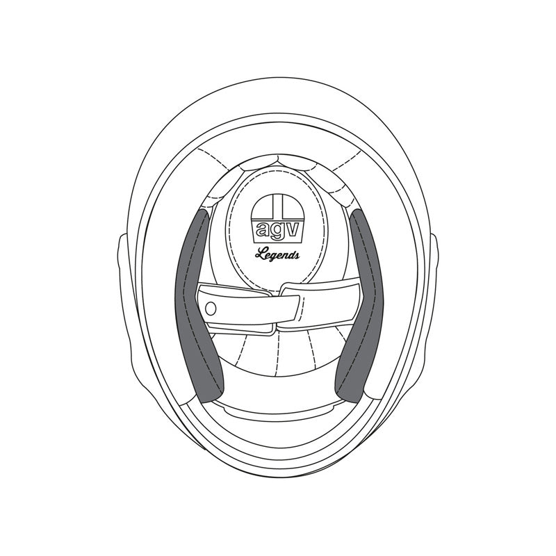 AGV CHEEK PADS PREMIUM - X3000