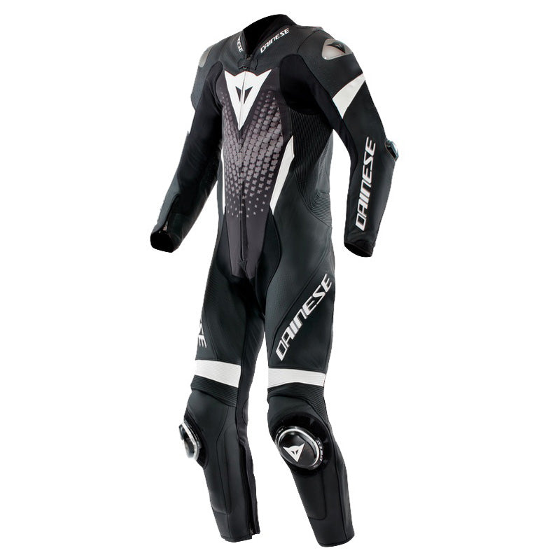 Dainese LAGUNA SECA 6 PERF 1PC LEATHER SUIT BLACK/WHITE/ANTHRACITE