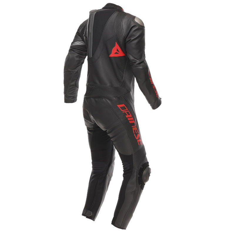 Dainese DEMON SPRINT PERF 1PC LEATHER SUIT BLACK/RED