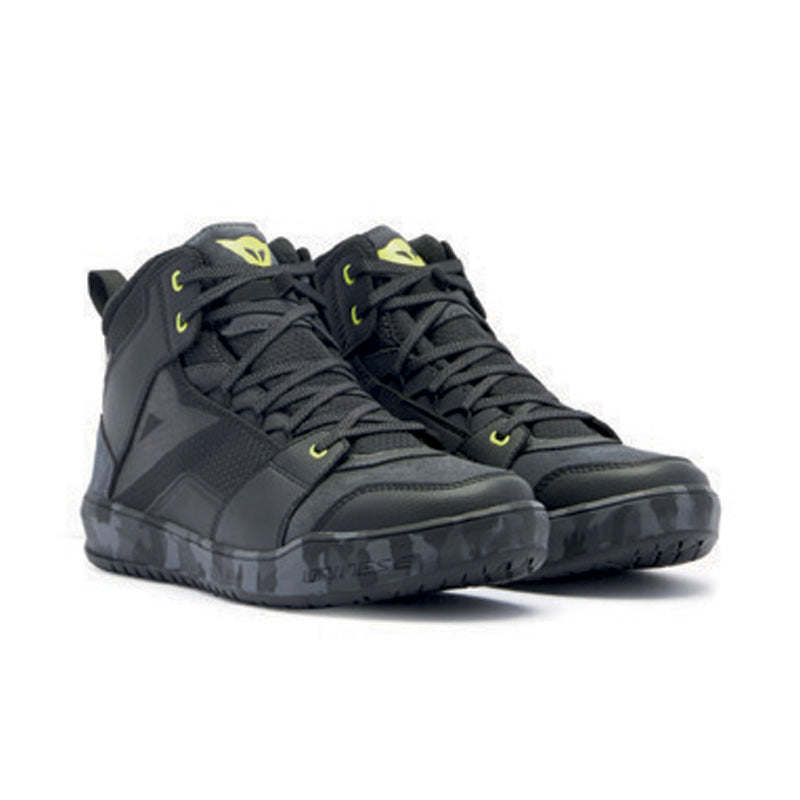 Dainese SUBURB D-WP SHOES BLACK/CAMO/ACID YELLOW