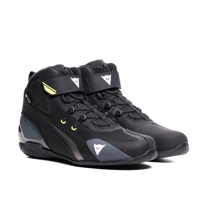 Dainese HERIAN D-WP SHOES BLACK/WHITE/YELLOW FLUO