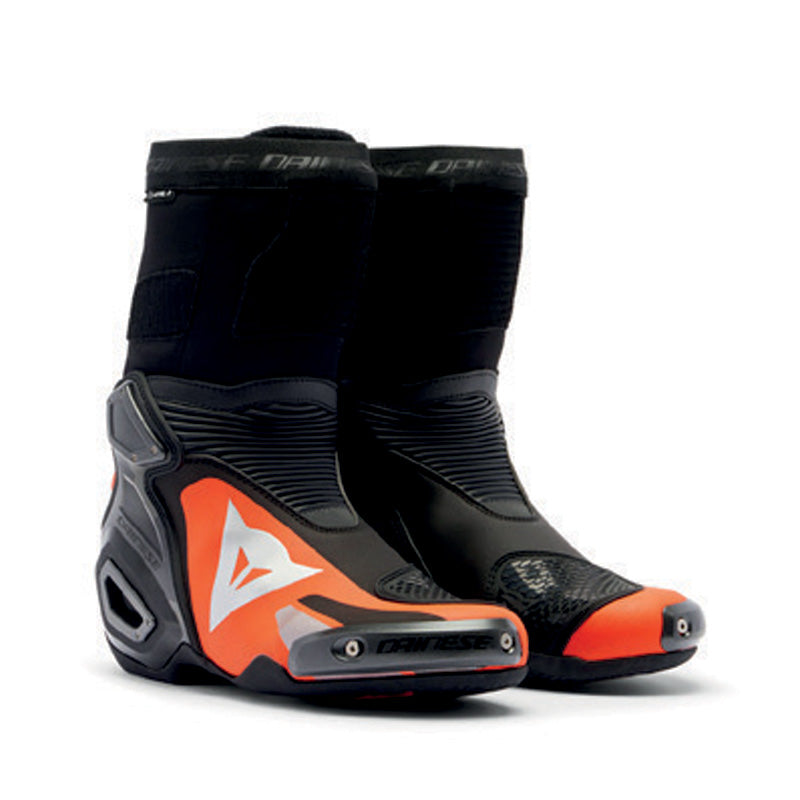 Dainese AXIAL 2 BOOTS BLACK/FLUO-RED