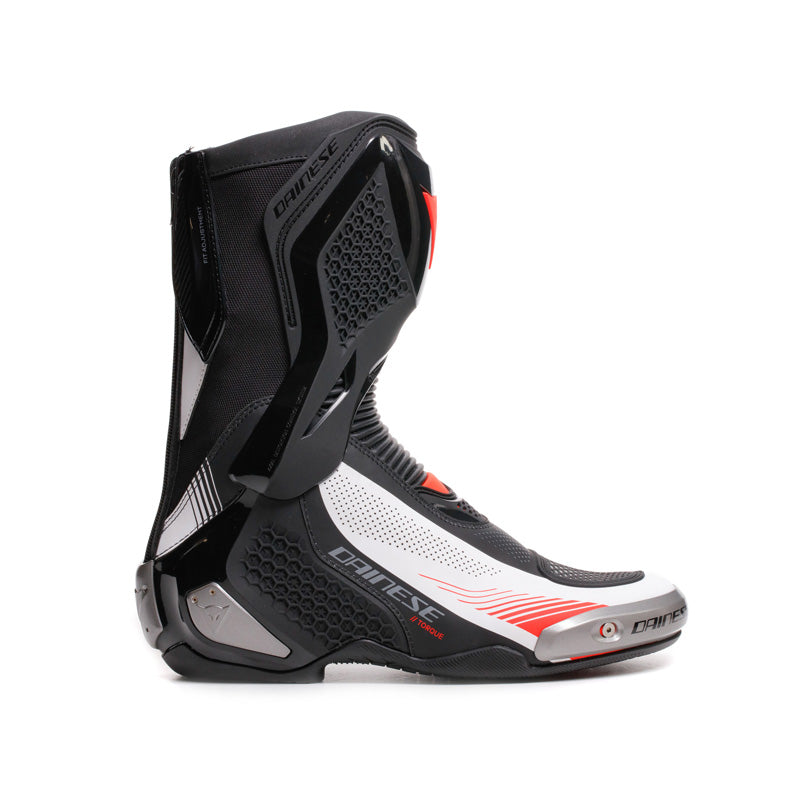 Dainese TORQUE 4 AIR BOOTS BLACK/WHITE/RED FLUO