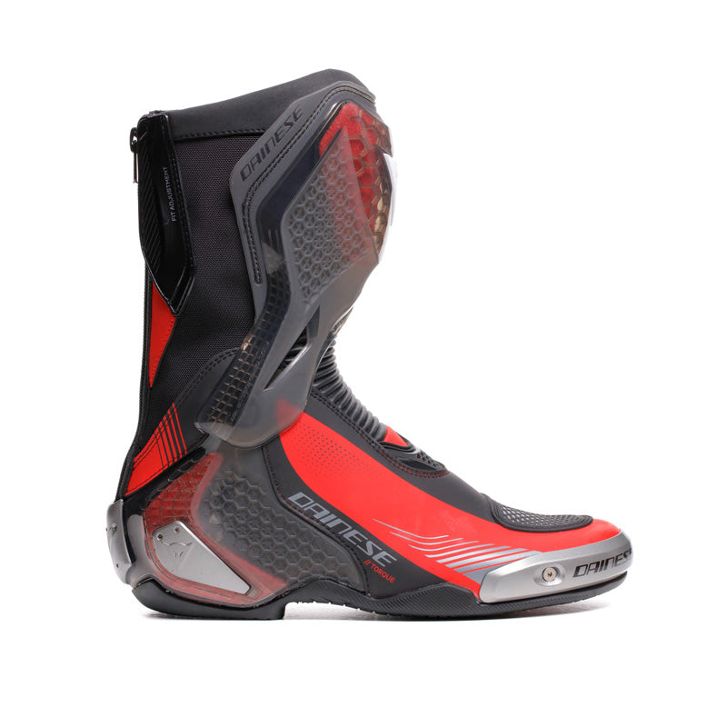 Dainese TORQUE 4 S BOOTS BLACK/RED LAVA