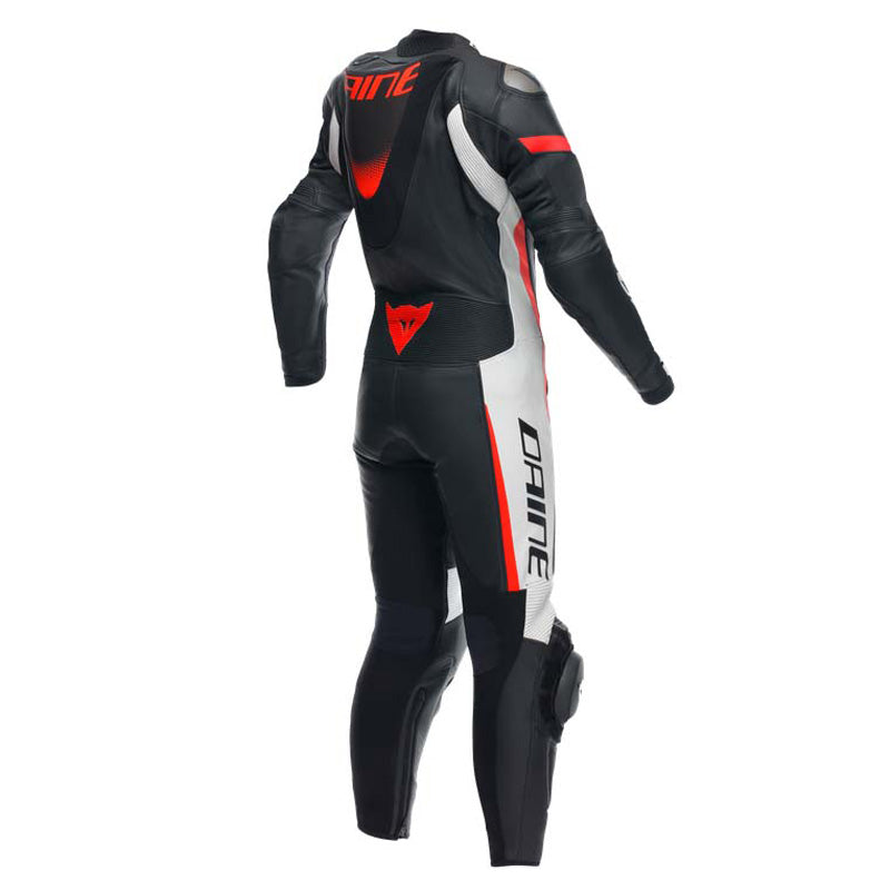 Dainese GROBNIK LADY LEATHER 1PC SUIT PERF. BLACK/WHITE/RED