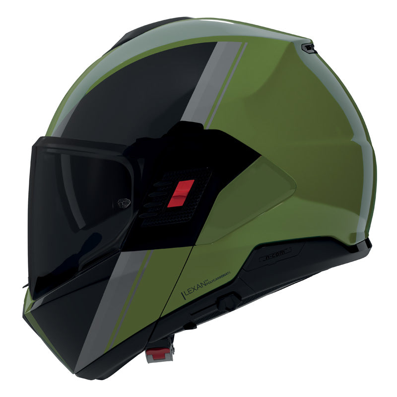 Nolan N120-1 VERNICIATURA SPECIALE GREEN/GREY