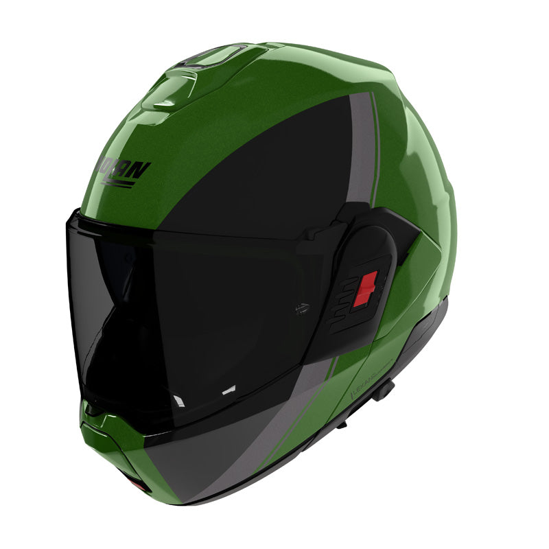 Nolan N120-1 VERNICIATURA SPECIALE GREEN/GREY