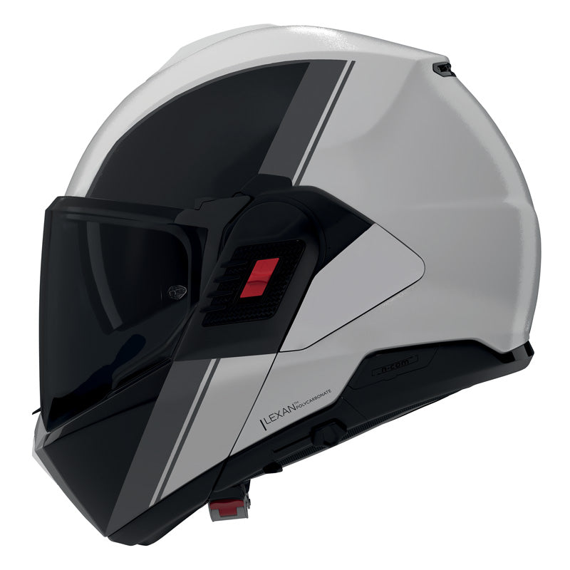 Nolan N120-1 VERNICIATURA SPECIALE WHITE/GREY/BLACK