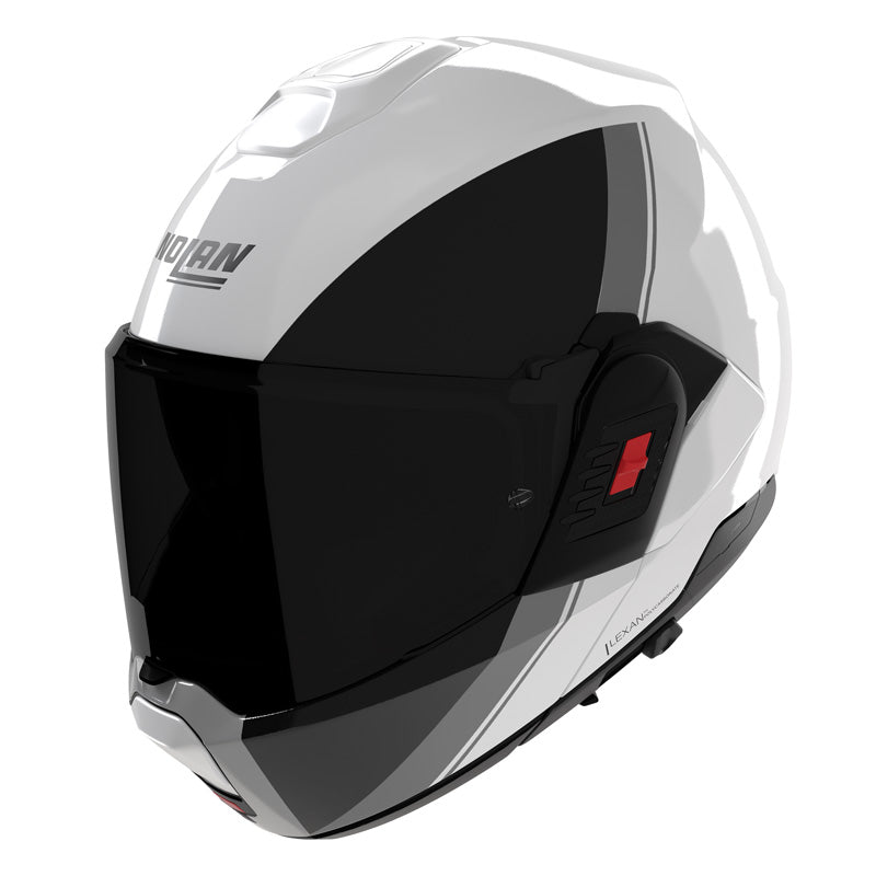 Nolan N120-1 VERNICIATURA SPECIALE WHITE/GREY/BLACK